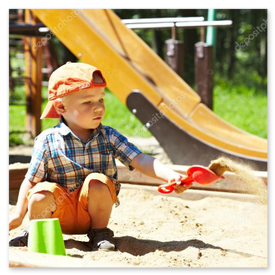 Cortile e area giochi.